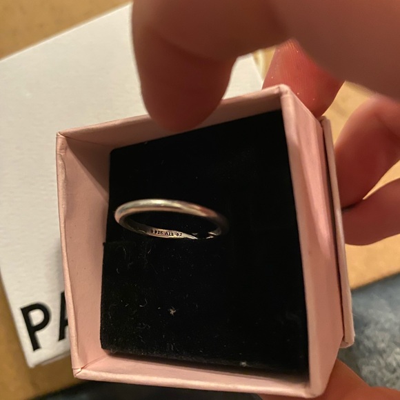 Pandora Silver Ring July birth stone - Picture 2 of 3